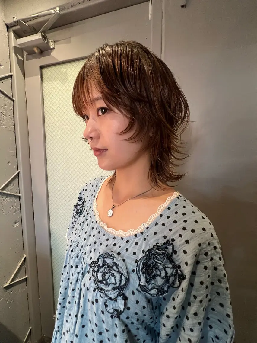 ミディアム カット 圧倒的デザイン力 店長🎨RENAのヘアスタイル