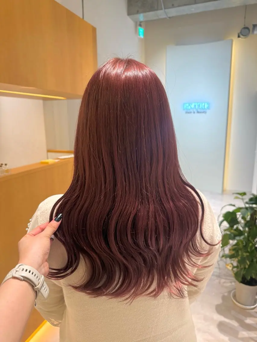カラー yana /ブリーチモデルのヘアスタイル