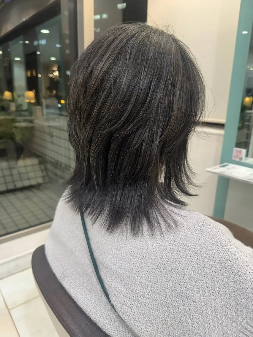 ミディアム カット Quol🩵 このか 🩵のヘアスタイル