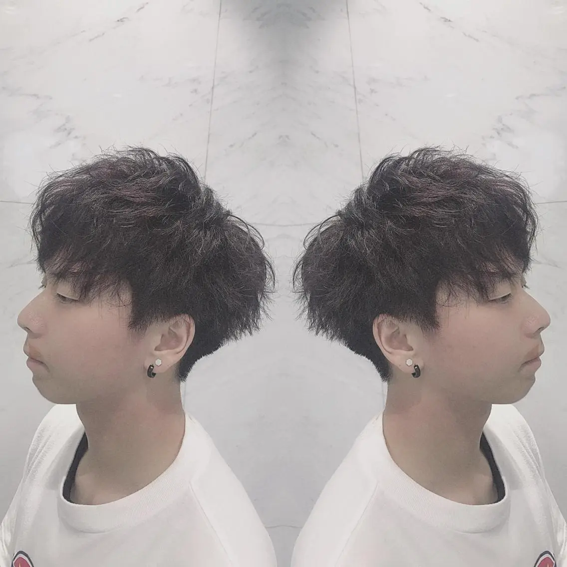 ショート カラー メンズ カット ヘアカラー 重政 和樹のヘアスタイル