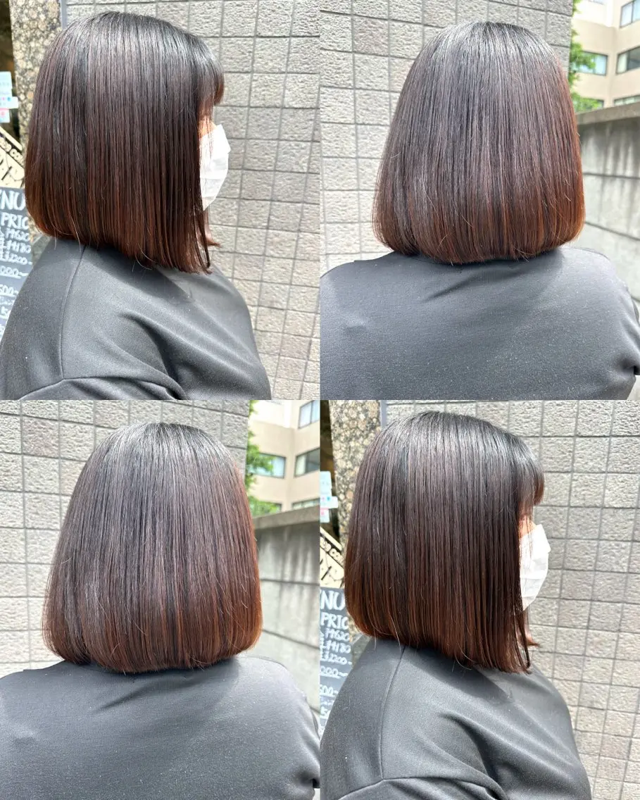 ショート 前下がりボブ ボブ 宇都 唯のヘアスタイル