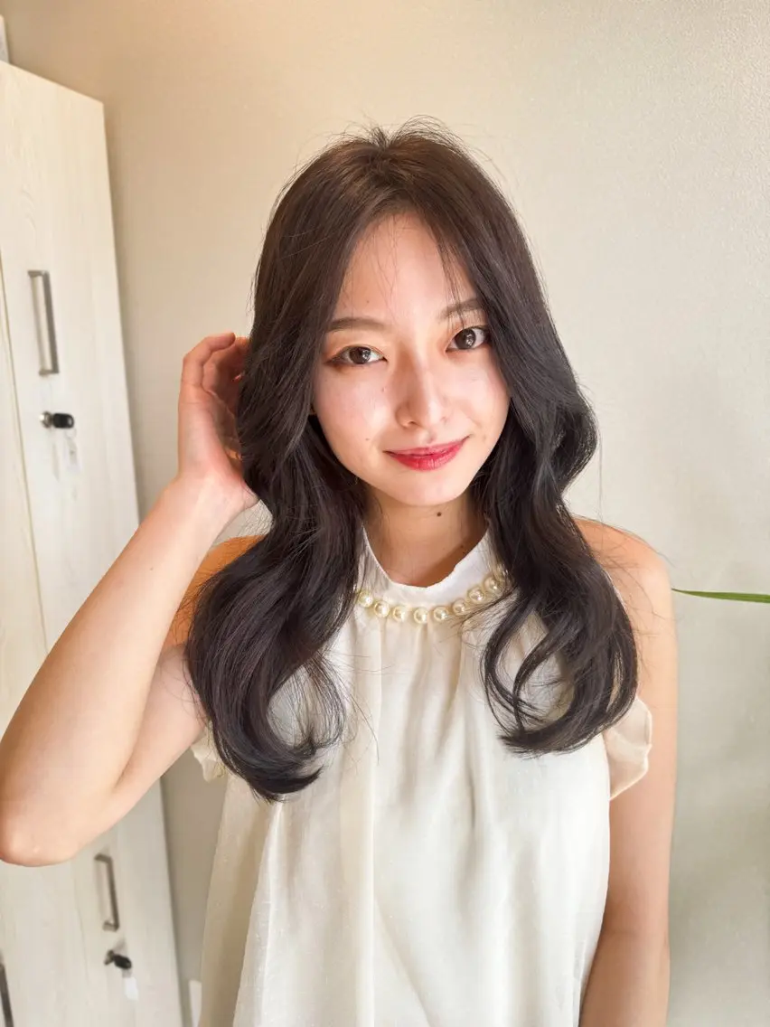 セミロング カラー カット ヘアカラー トリートメント ヘアセット ✂️似合わせの魔術師 石田一樹✂️のヘアスタイル