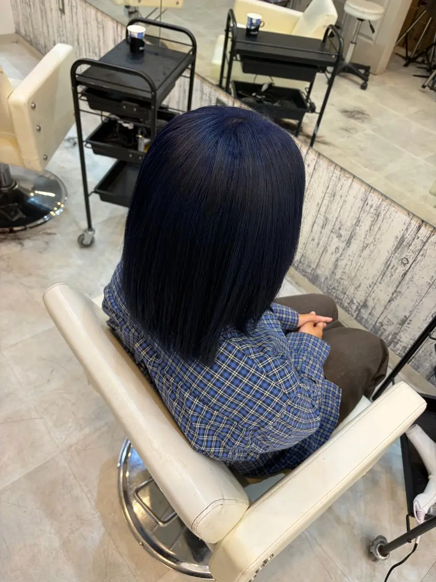 ミディアム ヘアカラー りゅうせい ／モデル募集中のヘアスタイル