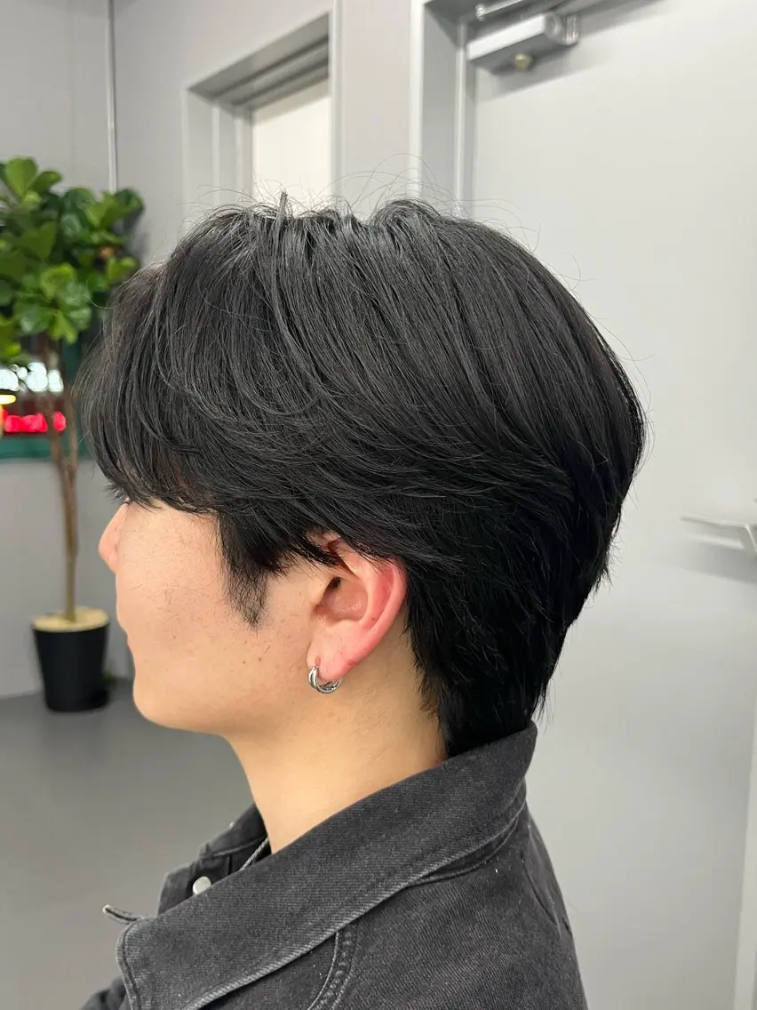 メンズ アイカ🐺 メンズ韓国ヘアのヘアスタイル