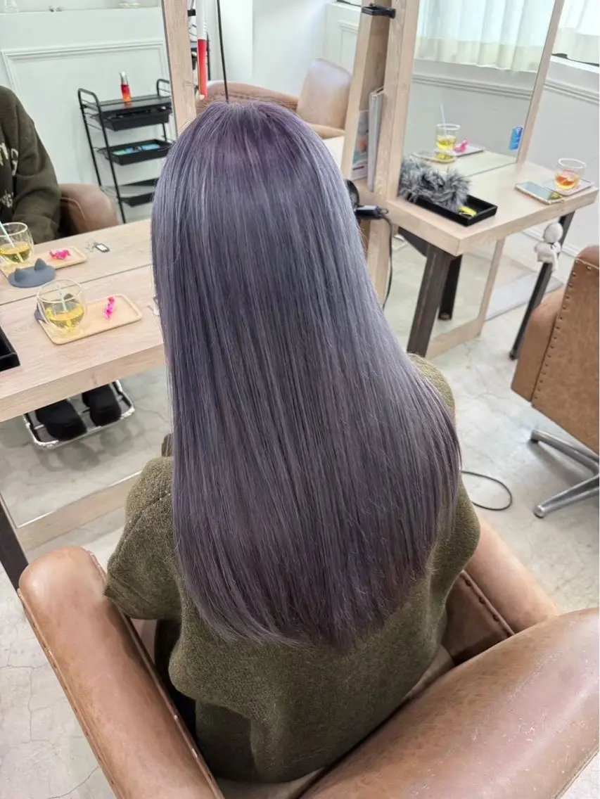 カラー Haruka🐈‍⬛ 艶カラー/HETTUのヘアスタイル