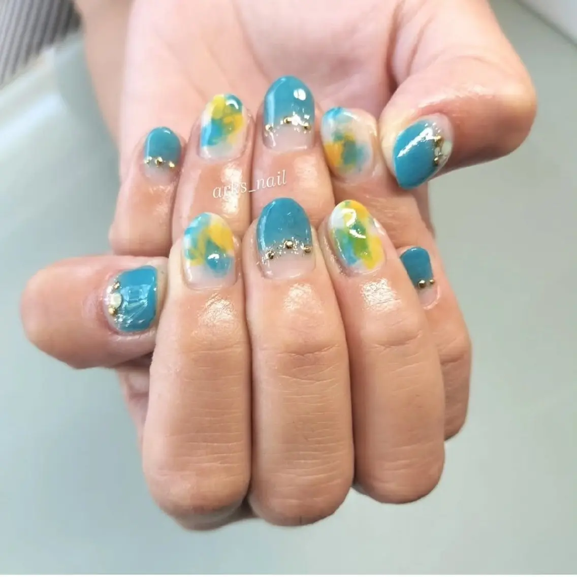 ネイル ハンドネイル arks nailのネイルデザイン