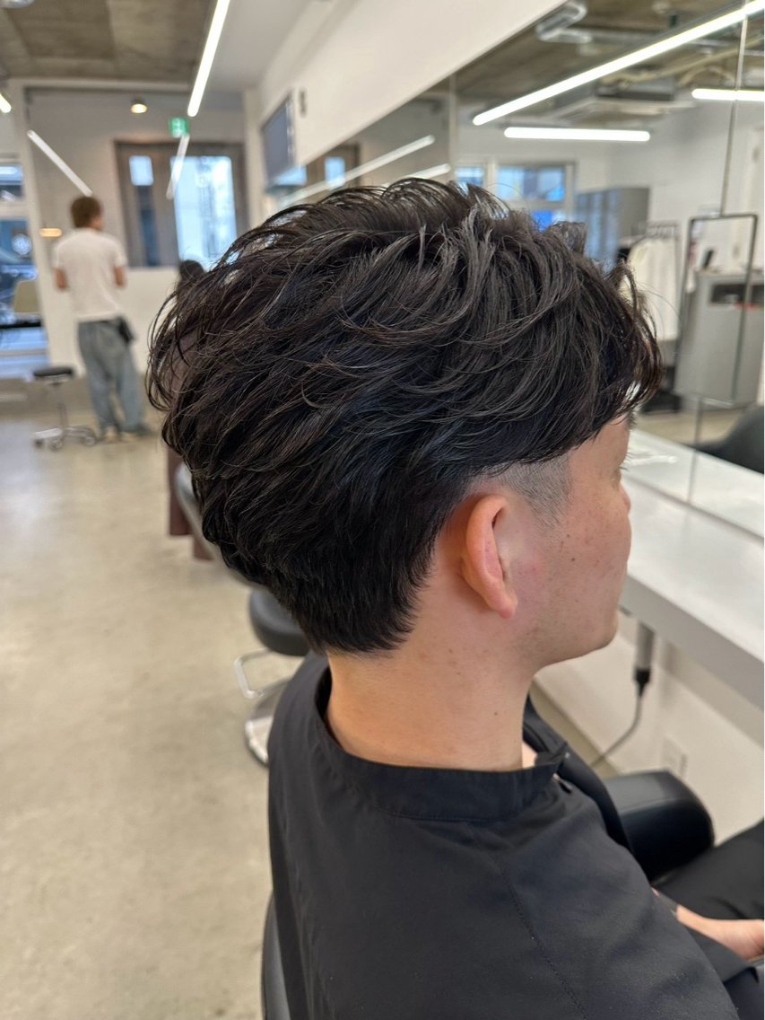 メンズ メンズパーマ 坂本康之介／パーマ &カラーモデル募集中のヘアスタイル