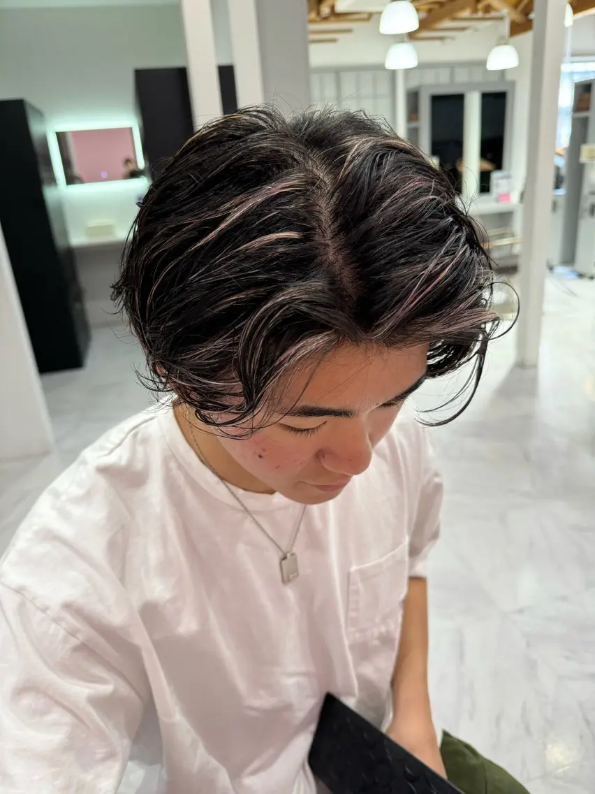 💛5月限定イメチェンクーポン💛 カット+ カラー + デザインパーマ (ブリーチなし)の写真
