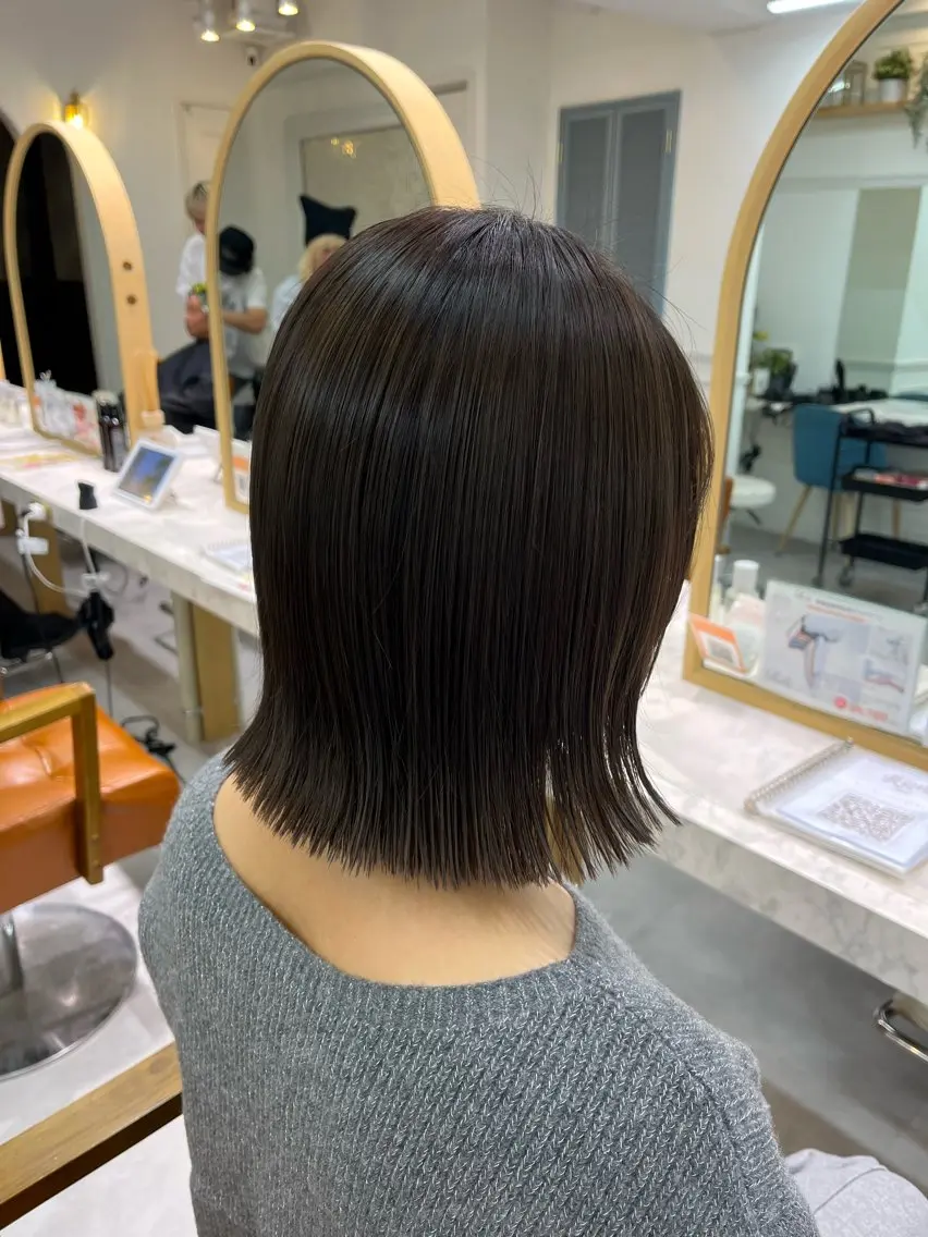 カラー カット ヘアカラー 長島美織 /透明感カラーのヘアスタイル