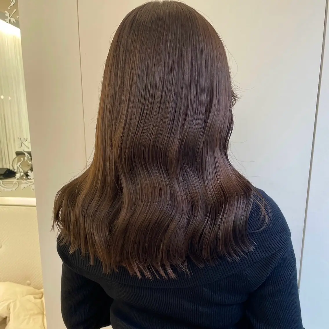 セミロング カラー ParveMix 🩶🫧入江 香名のヘアスタイル