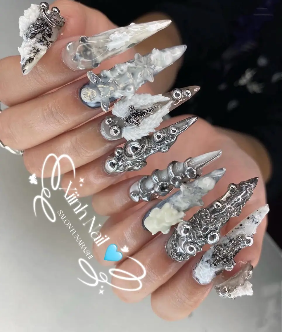 ネイル チークネイル 桜ネイル 長さ出し フットネイル ジェルネイル ハンドネイル XIINH NAIL SALONのネイルデザイン