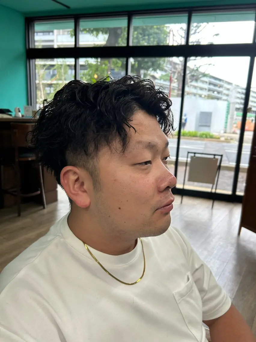 パーマ メンズ メンズパーマ 長谷川 央のヘアスタイル