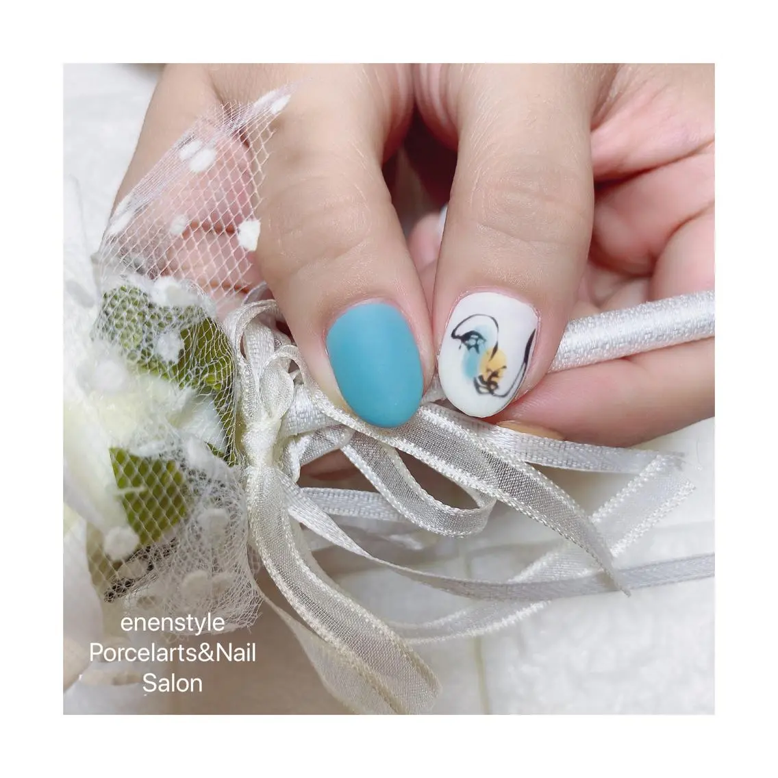 ショート ネイル ハンドネイル 🐾enen style 🐾のネイルデザイン