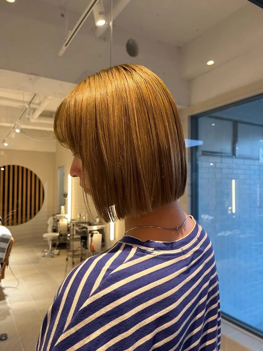 ショート カラー SPUR ふうのヘアスタイル