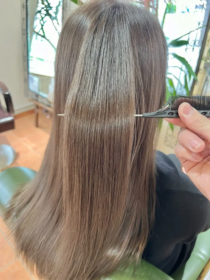ロング カラー ヘアカラー トリートメント 石井 佑樹のヘアスタイル