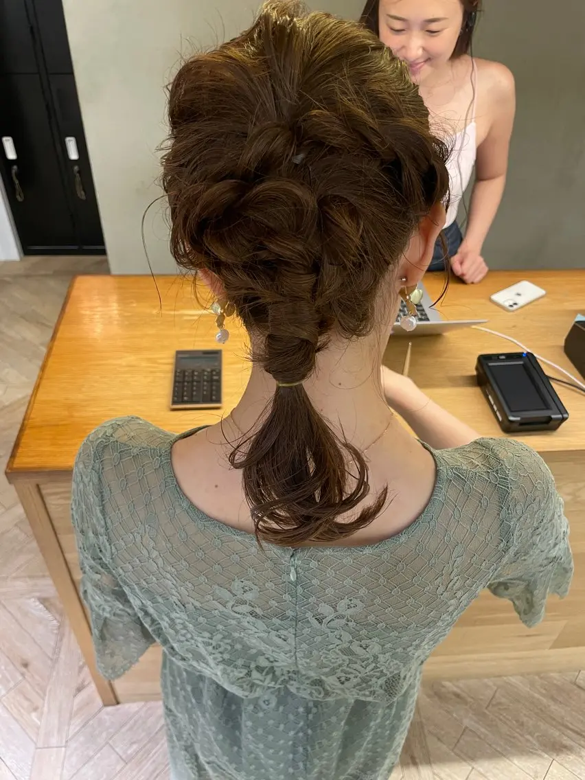 ヘアアレンジ 透明感/レイヤー🎀 春カラー/エリコ🌈のヘアスタイル