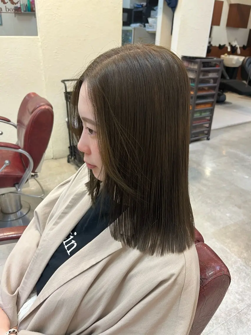 カラー 立道 樹奈のヘアスタイル