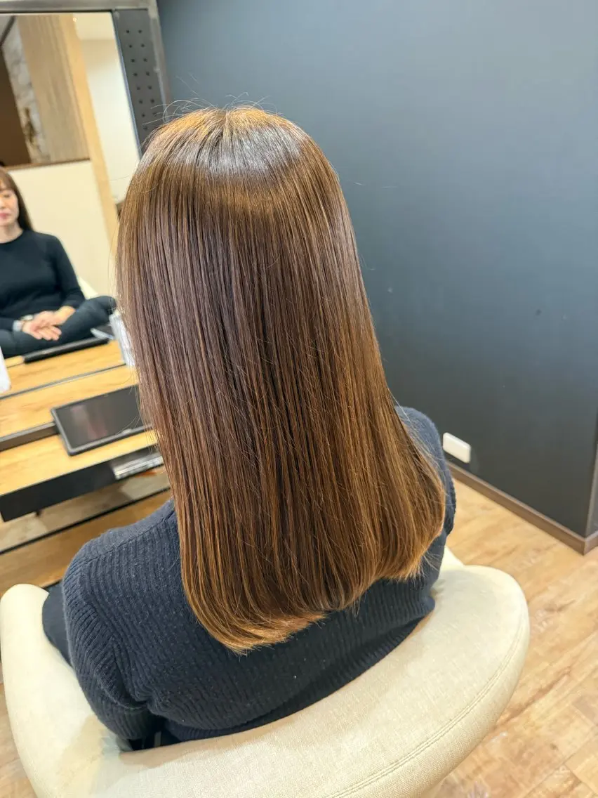 セミロング AFLOAT 田中みのりのヘアスタイル