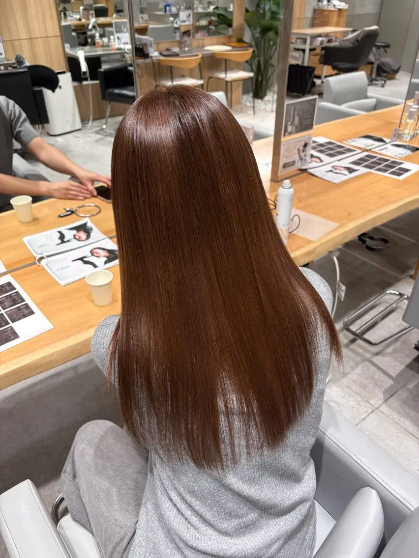 ヘアカラー ルイ🫧艶髪 カラー✨️のヘアスタイル