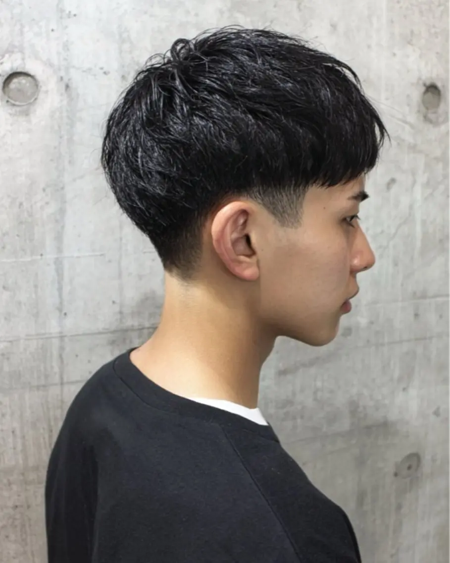メンズ さくらこ/オリーブ カラー/カラーモデルのヘアスタイル