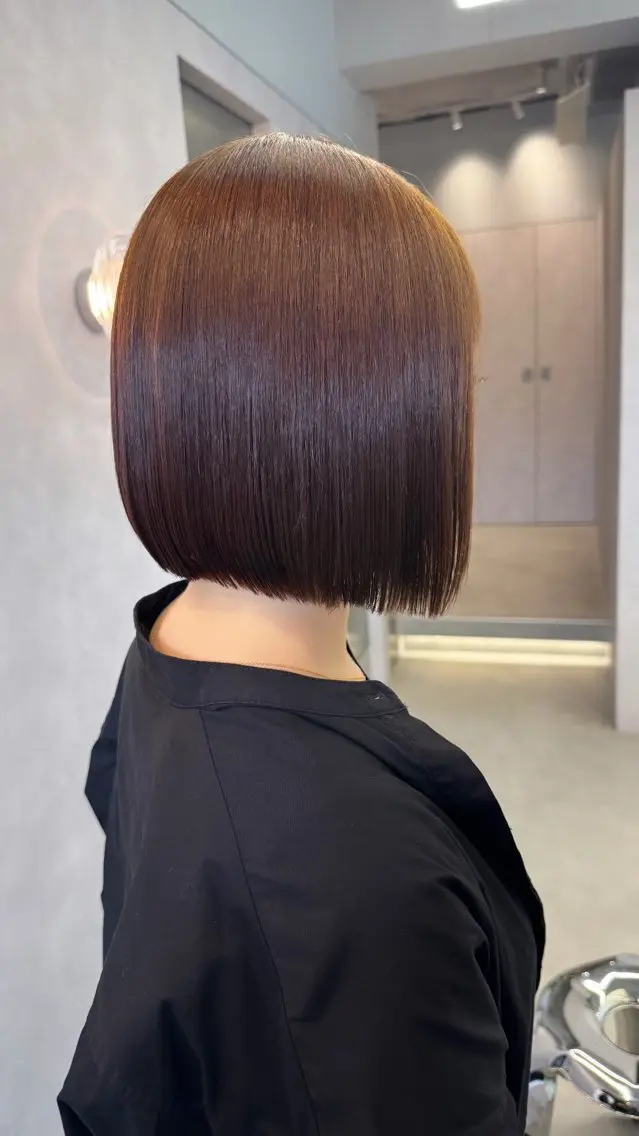 ショート カラー カット トリートメント ✨透明感カラー /美髪矯正ヒグチ✨のヘアスタイル