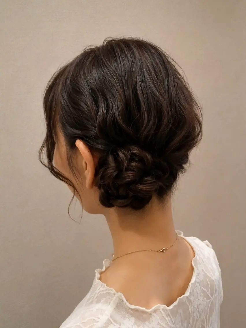 セミロング ヘアアレンジ Hair&Nail ,YUMAのヘアスタイル