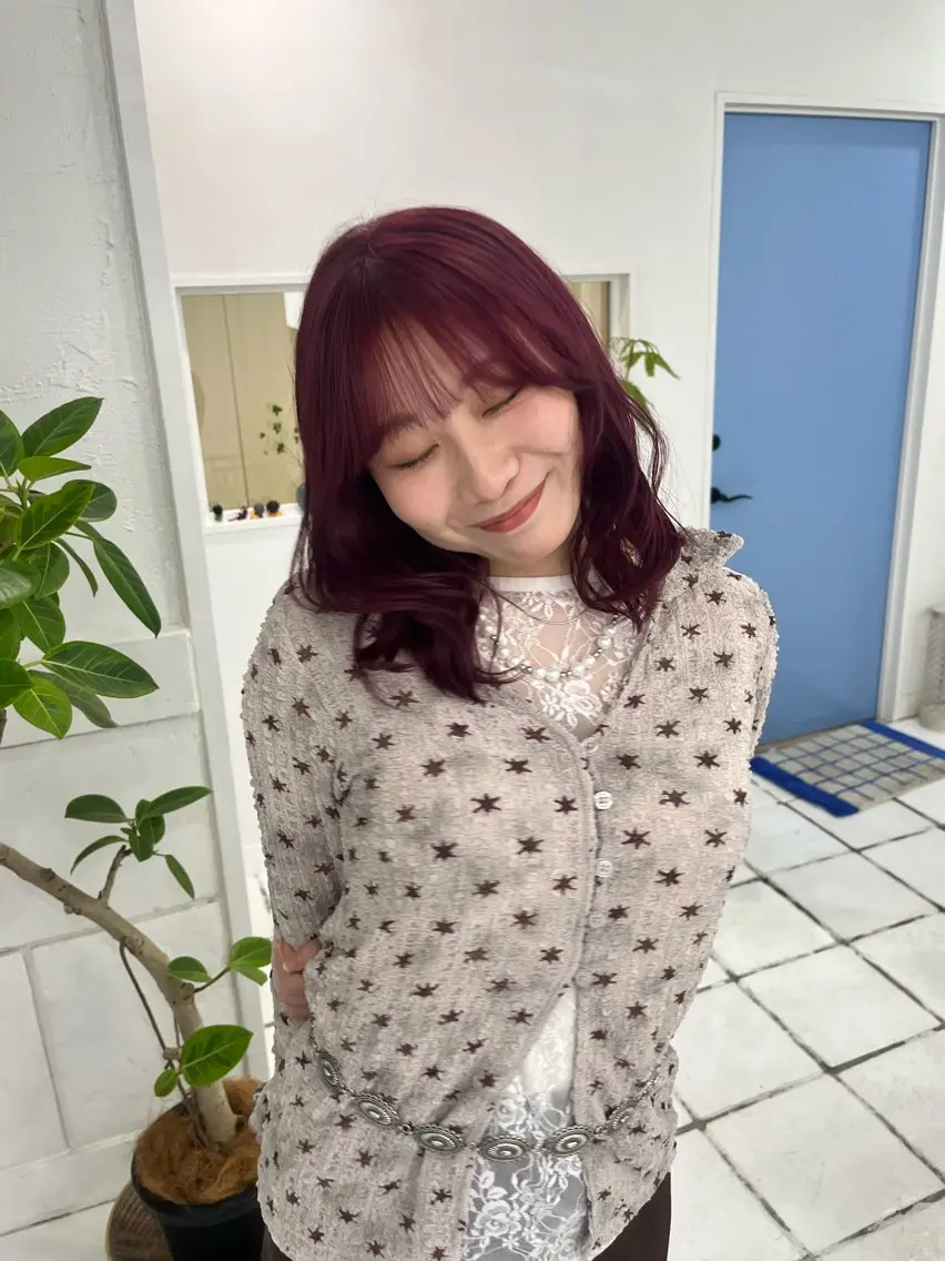 ロング カラー カット ヘアカラー トリートメント toiro/ fuminaのヘアスタイル