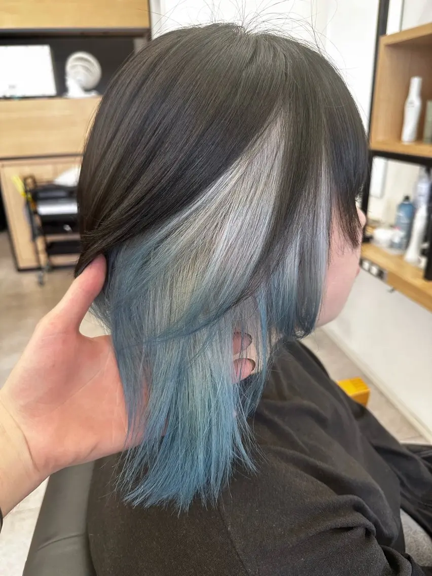 似合わせカット+ダメージレスWカラー+3stepトリートメントの写真