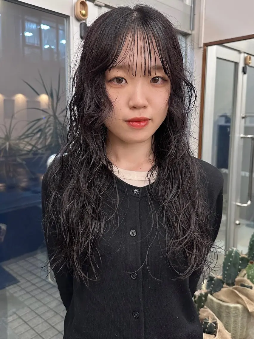 ロング カラー カット ヘアカラー トリートメント 🐏nao /レイヤーカット🐏のヘアスタイル