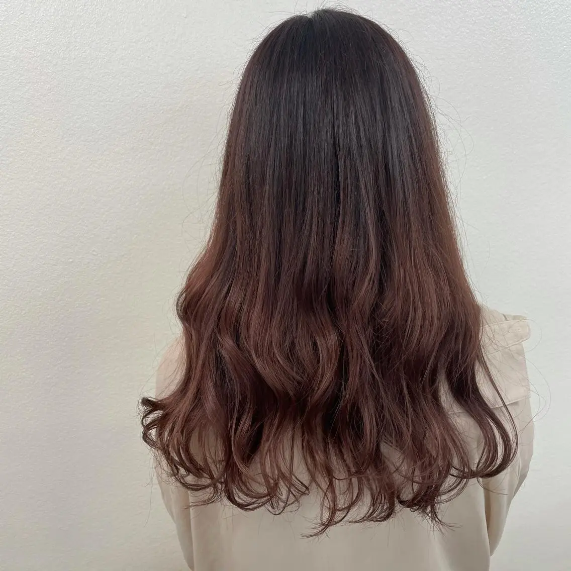 セミロング カラー ヘアアレンジ ブラウンカラー トリートメント 酸熱トリートメント 🤍ベージュ×艶髪 🤍Ryuta🤍のヘアスタイル
