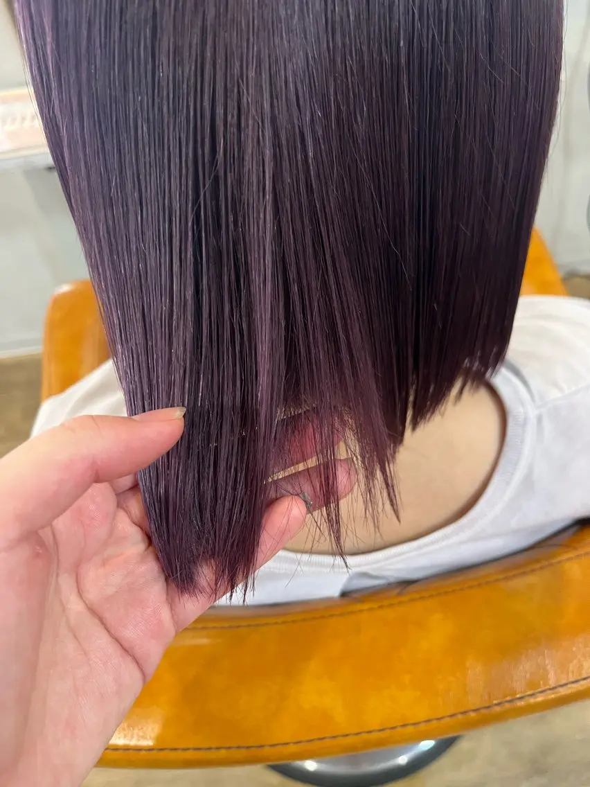 カラー カシス 🎀 MIYUKIのヘアスタイル
