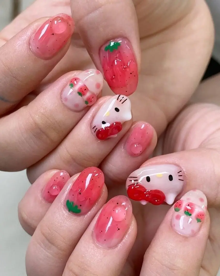 ネイル アートネイル ジェルネイル 韓国ネイル ニュアンスネイル 夏ネイル ハンドネイル Umee Nailのネイルデザイン