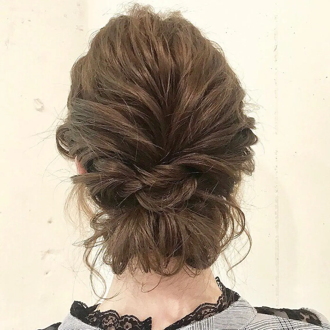 セミロング ヘアアレンジ スナコザワ レナのヘアスタイル