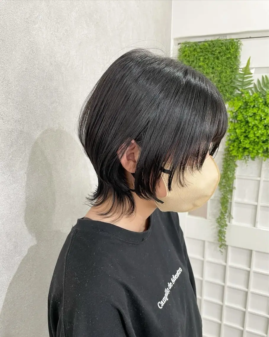 ショート カラー パーマ ヘアアレンジ キッズ ボブ くびれヘア 学生 くびれレイヤー レイヤーカット カット Hiro ヒロのヘアスタイル