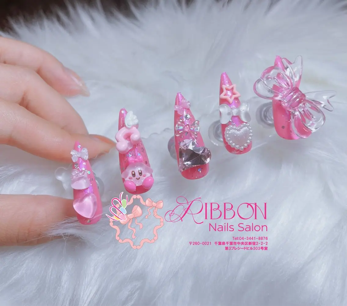 ネイル チークネイル フットネイル フレンチネイル グラデーション 韓国ネイル Ribbonnail salonのネイルデザイン