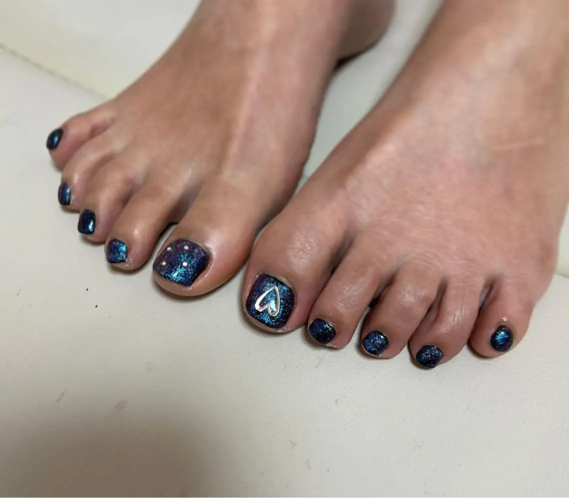 ネイル フットネイル シンプルネイル nail M&Tのネイルデザイン