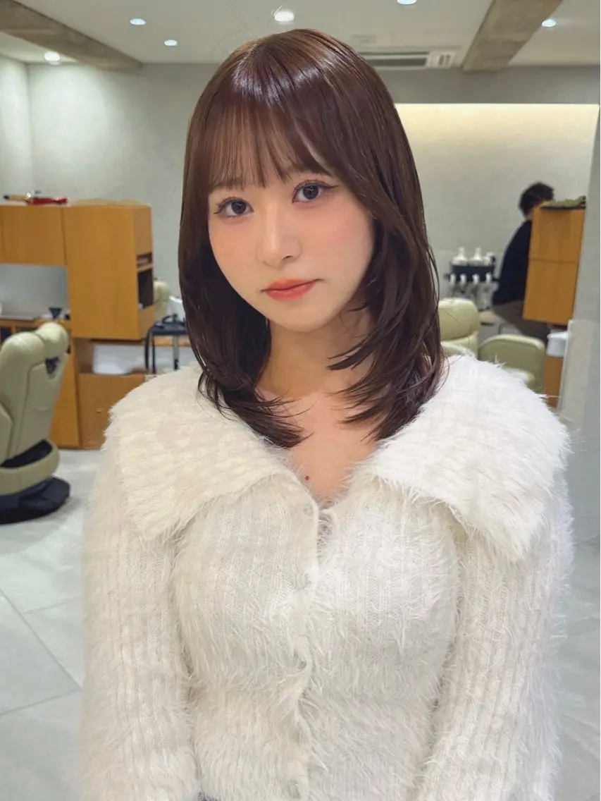 ミディアム ヘアカラー トリートメント MISATO THIRD SHOPのヘアスタイル