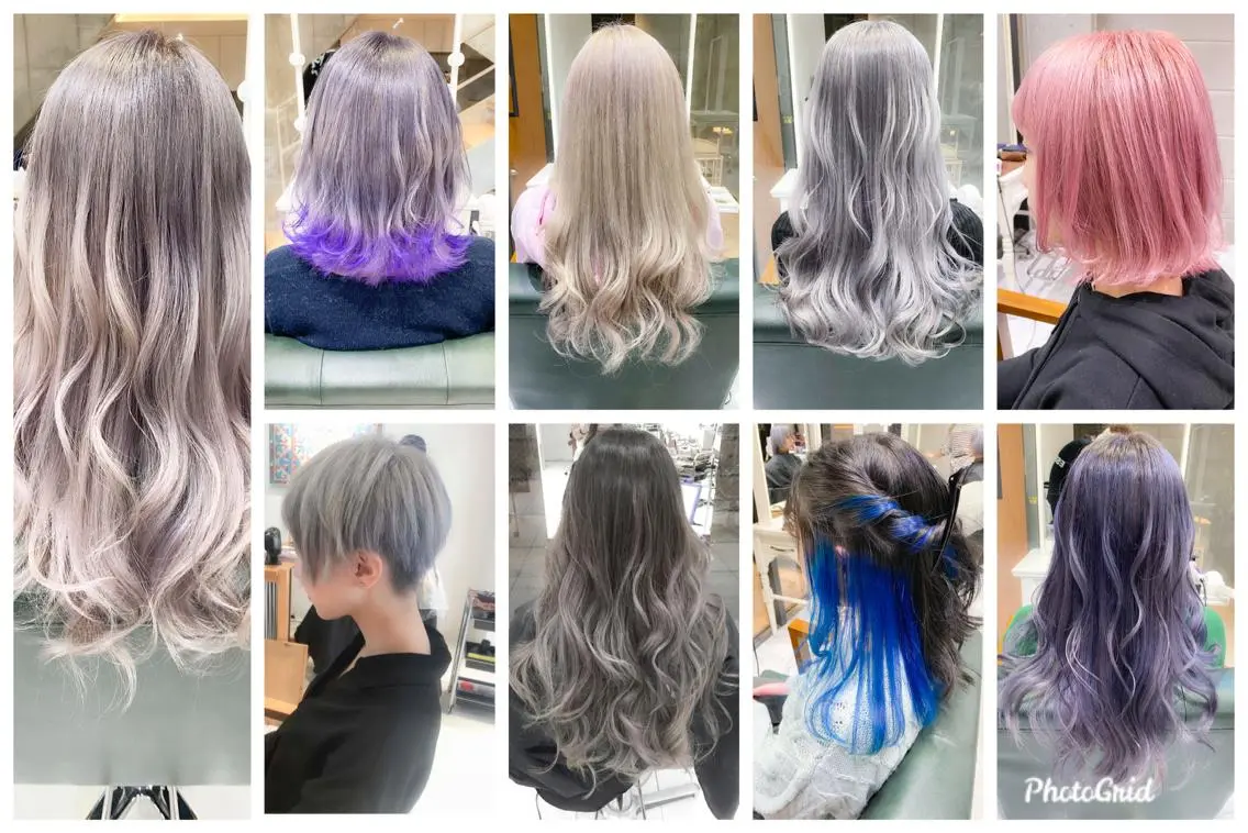 🫧🩵人気No.2🩵🫧ブリーチ+カラー+うる艶トリートメントの写真