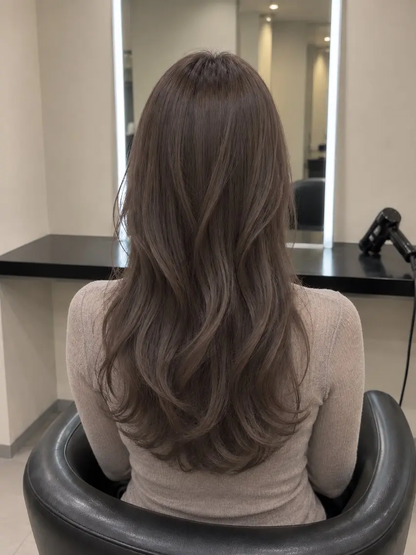 ミディアム カラー ブラウンカラー トリートメント 🌈ウルトワ水素 髪質改善naru🌈のヘアスタイル