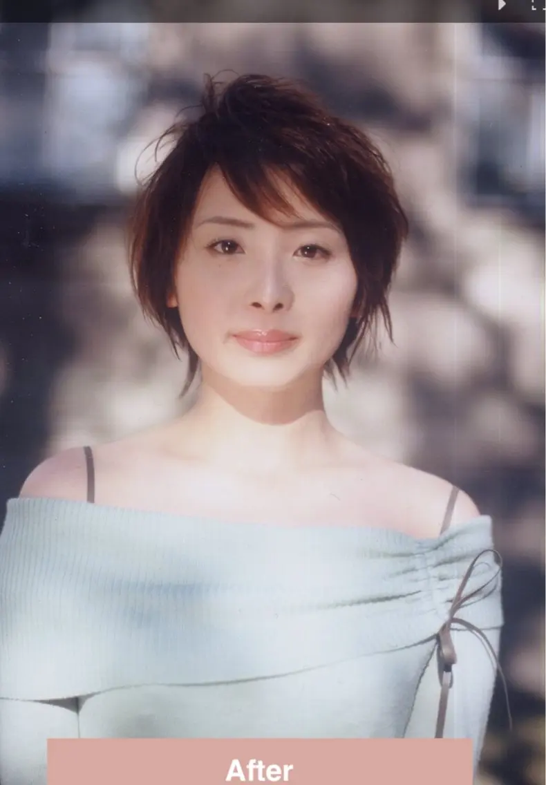 ショート オフコ ヤマテンのヘアスタイル