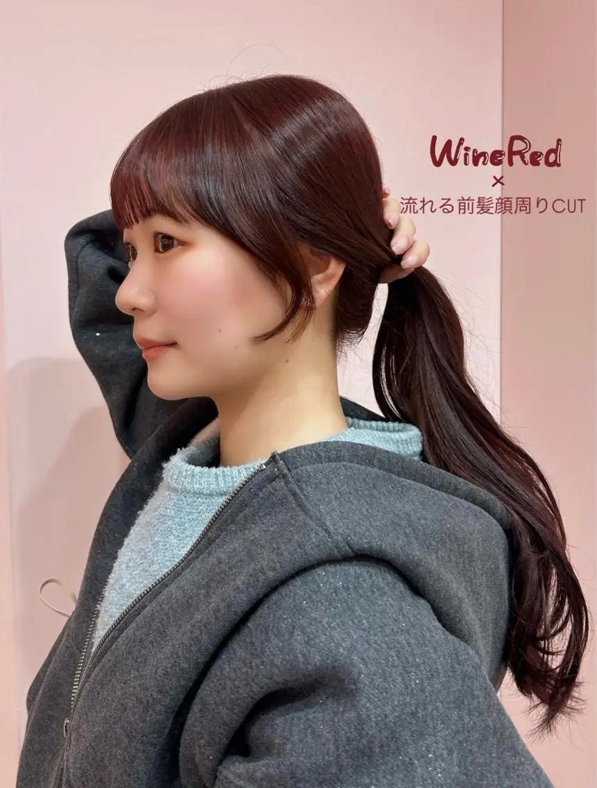 セミロング カット ヘアカラー 透明感カラー♡ 原宿美容室¦Rinaのヘアスタイル