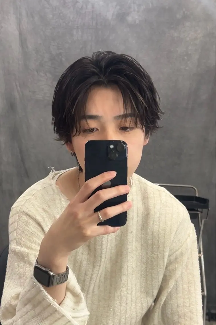 カラー パーマ メンズ カット パーマ メンズカット🐺 パーマ特化🔥舜のヘアスタイル