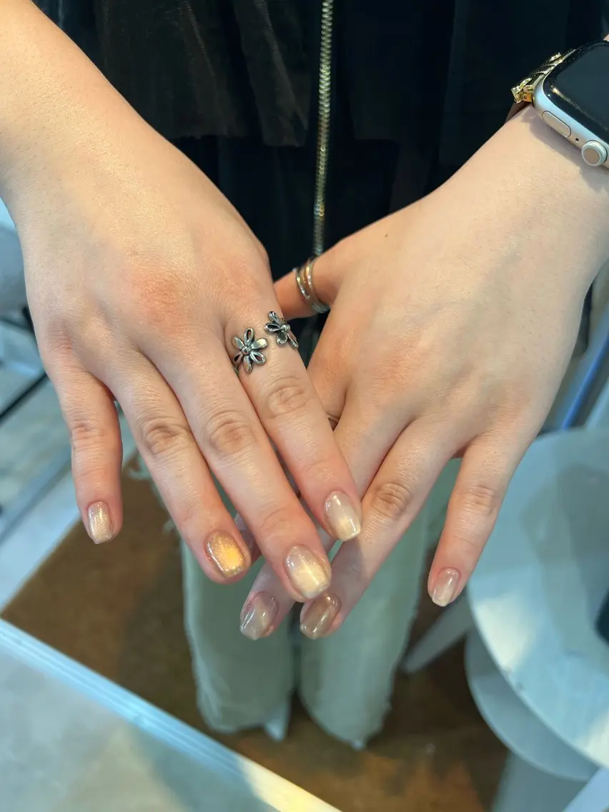 ネイル ブラウン Free's nail　Sakiのネイルデザイン