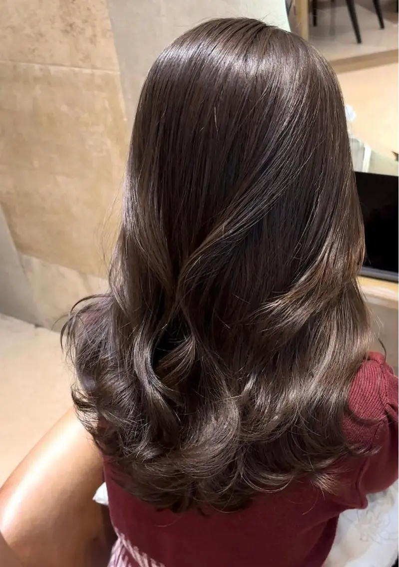 ロング カラー ヘアカラー 縮毛矯正／髪質改善 小野竜聖のヘアスタイル