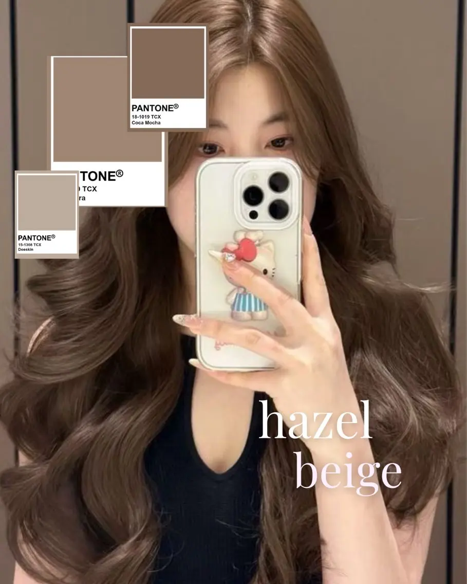 ロング カラー ブリーチ ケアカラー ダブルカラー ブリーチなしカラー ヘアカラー トリートメント ブリーチなしWカラー 🎀韓国ヘア/amiのヘアスタイル