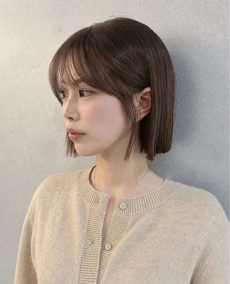 ショート ボブレイヤー ボブ レイヤーカット ウルフカット 𝐜𝐨𝐚 𝐦𝐨𝐦𝐨𝐞のヘアスタイル