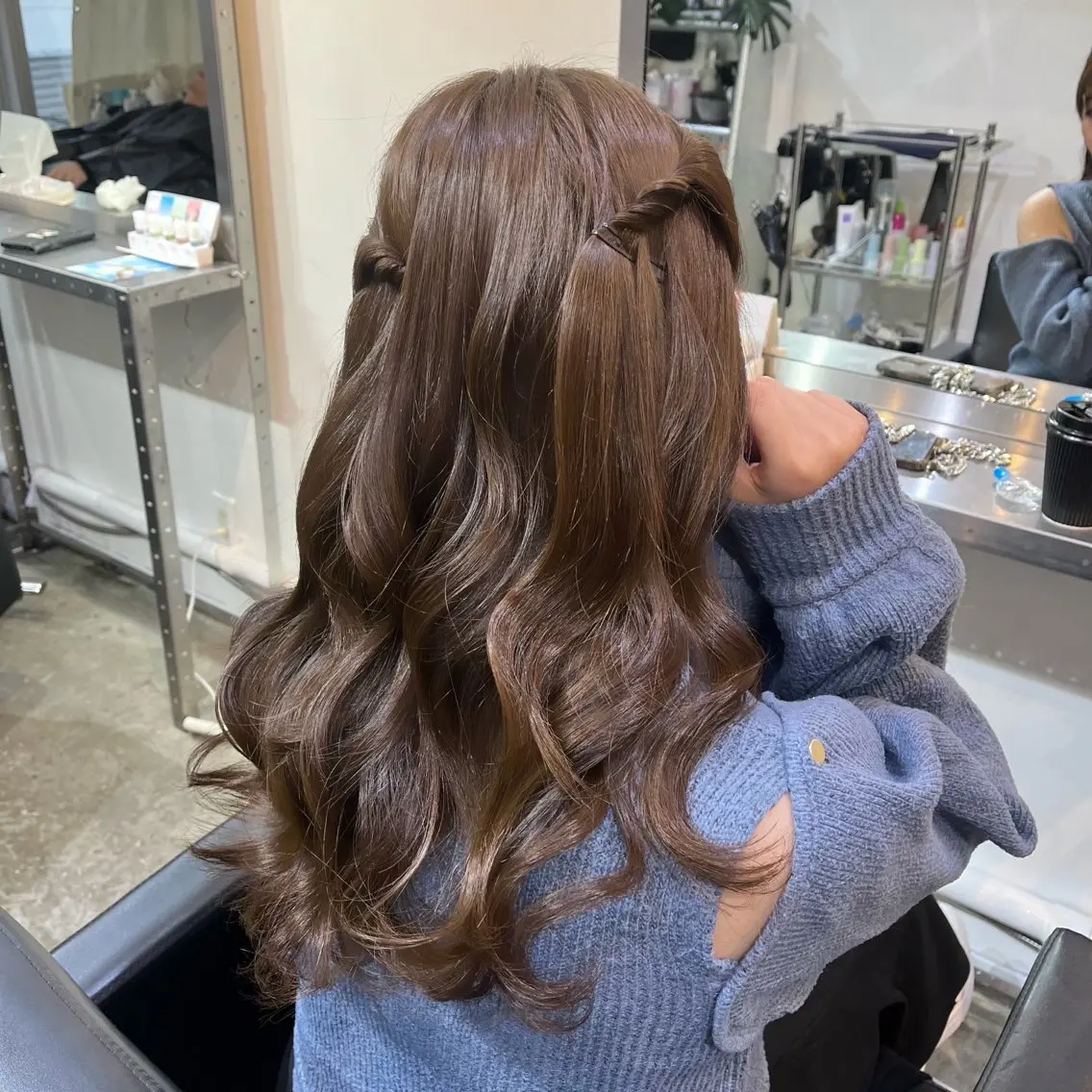 ロング ヘアアレンジ ヘアセット 早朝セット☀️ レイヤー/Momoのヘアスタイル