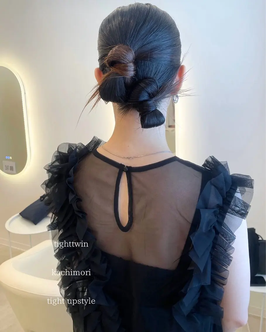 ヘアアレンジ ヘアメイク new meのヘアスタイル