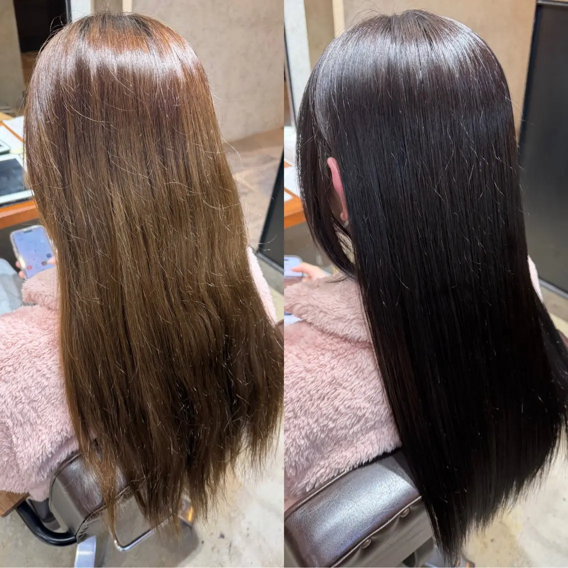 ミディアム ヘアカラー ️🫧透明感🫧🎀 カラー/HINANOのヘアスタイル
