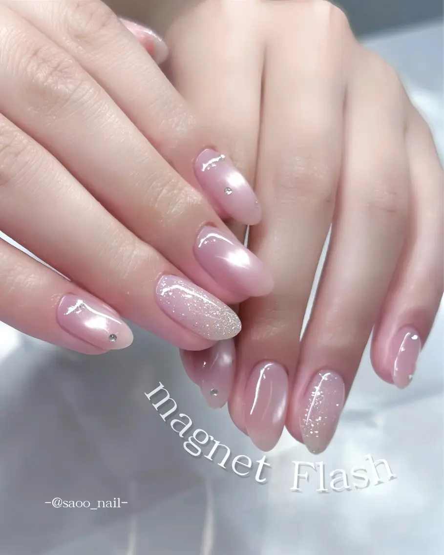 ネイル ハンドネイル ハンドケア 🎀sao🎀銀座 ワンホンネイルのネイルデザイン